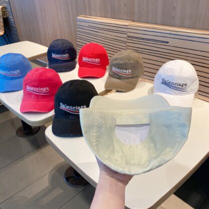 Balenciaga Unisex Korean British Casual Custom Baseball Cap - Image 8