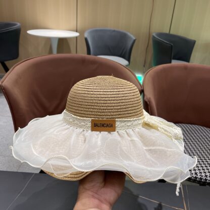 Balenciaga French wave-edge sun hat - Image 7