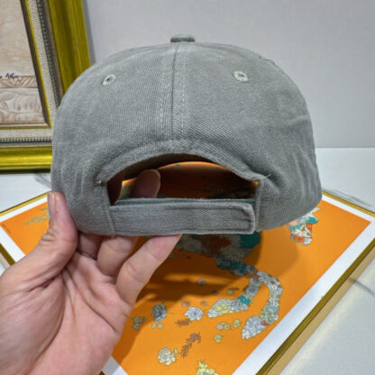Balenciaga pure cotton distressed stylish baseball cap - Image 8