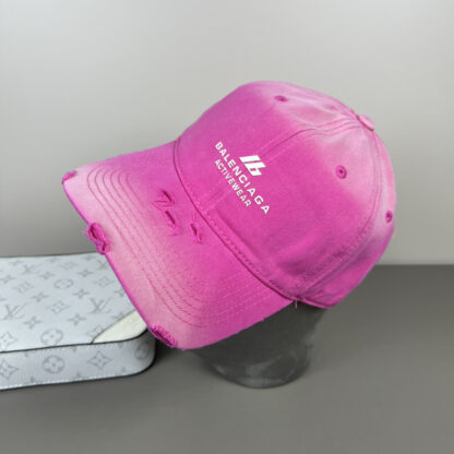 Balenciaga classic quote embroidered couple baseball cap - Image 8