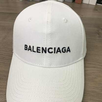 Balenciaga classic letter embroidered soft top versatile cap - Image 8