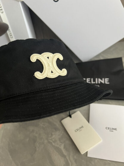 Celine logo embroidered bucket hat - Image 8