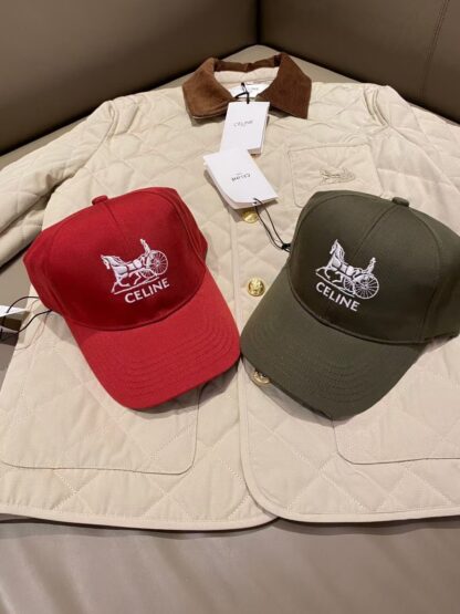Celine horse and carriage embroidered baseball cap - Image 4