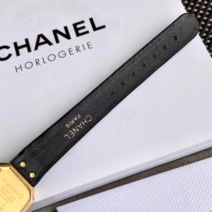 Chanel Black Gold Sugar Cube Women's Quartz Watch - Image 7