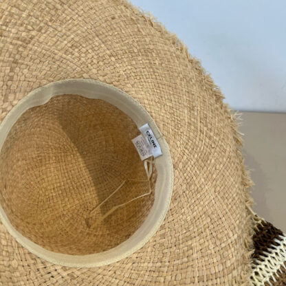 Celine raffia beach hat - Image 8