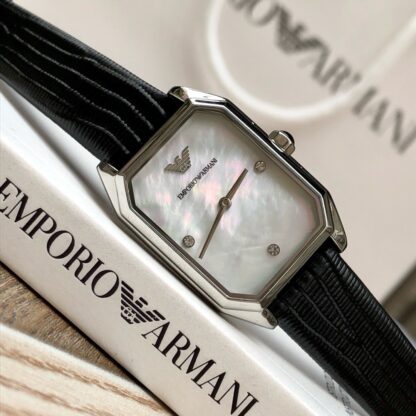 Armani Two-hand Sugar Cube Watch - Image 7