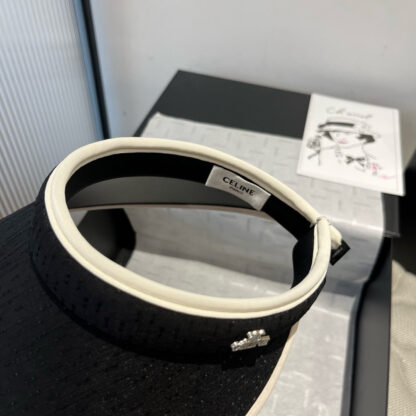 Celine new hollow top headband sun hat - Image 8