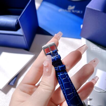 Swarovski Sky Moon Phase Quartz Leather Watch - Image 7