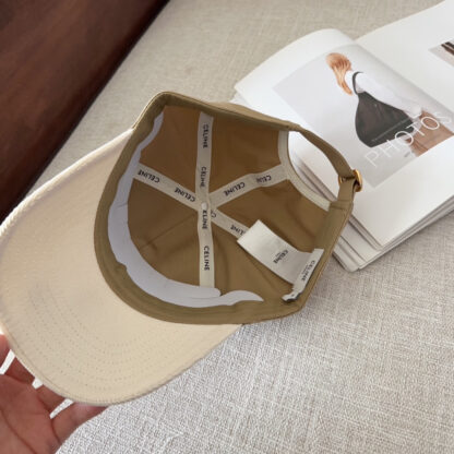Celine letter embroidered couple fashion baseball cap - Image 8