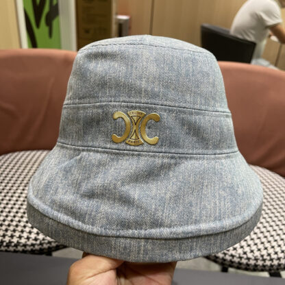 Celine women's autumn and winter elegant bow bucket hat - Image 8