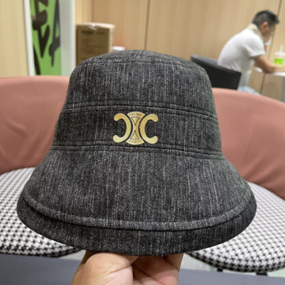 Celine women's autumn and winter elegant bow bucket hat - Image 8