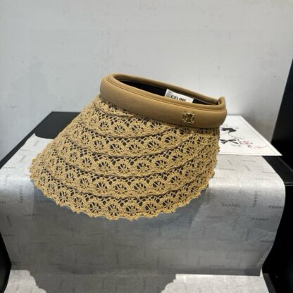 Celine new hollow top headband sun hat - Image 8