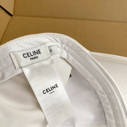 Celine all-match embroidered lettering baseball cap - Image 8