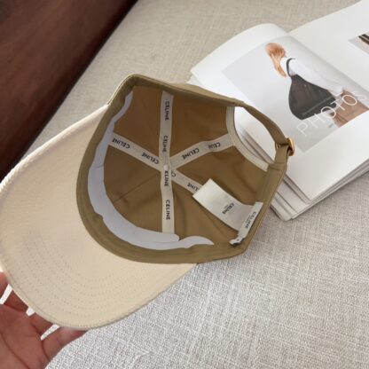 Celine letter embroidered couple fashion baseball cap - Image 8