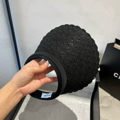 Celine new hollow top headband sun hat - Image 8