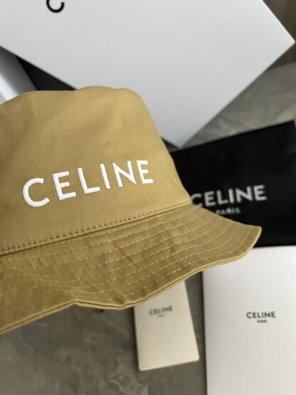 Celine Embroidered Lightweight Bucket Hat - Image 8