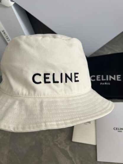 Celine embroidered lightweight bucket hat - Image 8