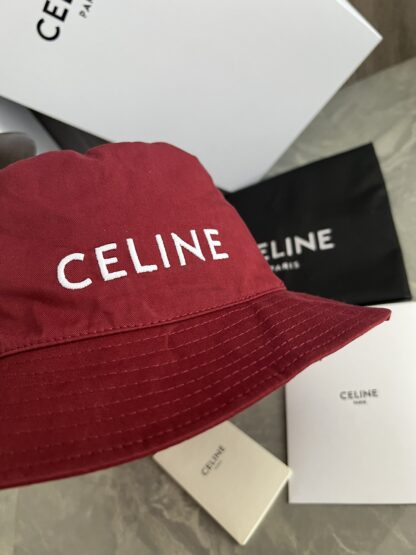 Celine embroidered lightweight bucket hat - Image 8