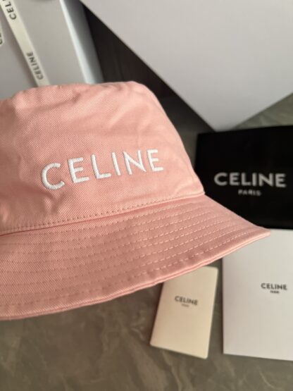 Celine embroidered lightweight bucket hat - Image 8