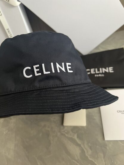 Celine embroidered lightweight bucket hat - Image 8