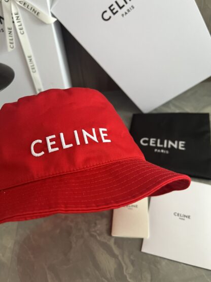 Celine embroidered lightweight bucket hat - Image 8
