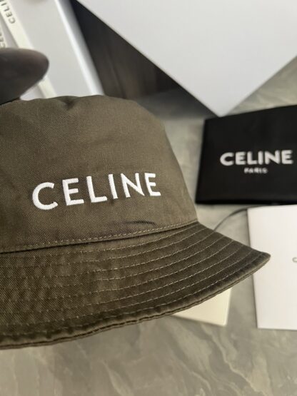 Celine embroidered lightweight bucket hat - Image 8