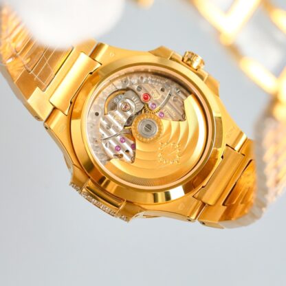 Patek Philippe 7118 Women's Nautilus Full Diamond T-Brick Double Limited Edition Watch - Image 8