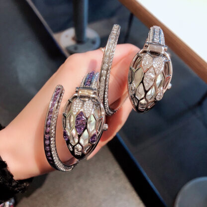 Bulgari Fashion Snake Bracelet Watch - Image 8