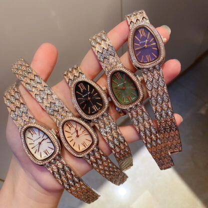 Bulgari gilded snake shadow watch - Image 8