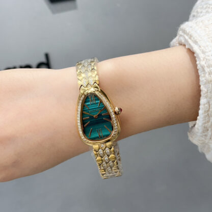 Bulgari gilded snake shadow watch - Image 7