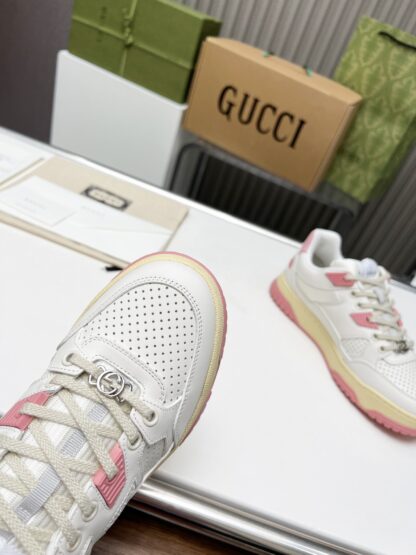 Gucci high and low top distressed sneakers - Image 8