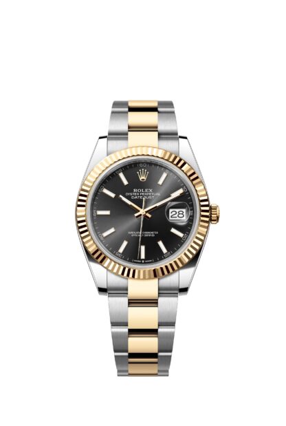 Rolex 41mm Datejust White Case Beveled Bezel Five Beads Strap - Image 8