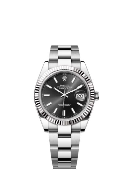 Rolex 41mm Datejust White Shell Ring Three Beads Strap - Image 8