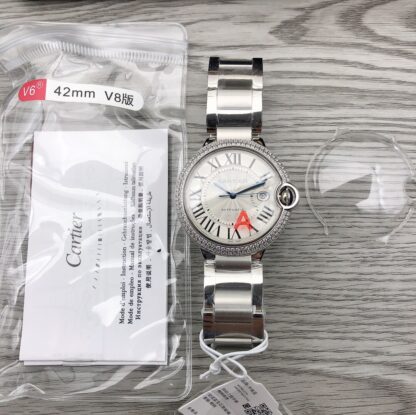 Cartier Blue Balloon Men's Mechanical Watch - Image 7
