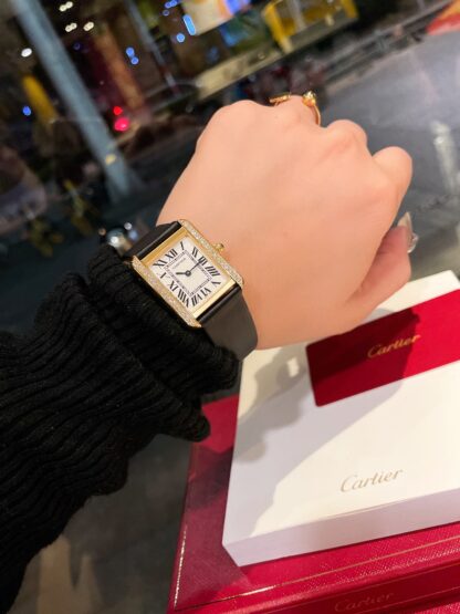 Cartier Tank Series Vintage Couple Watch - Image 8