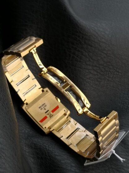 Cartier French Tank Series Gold Round Watch - Image 8