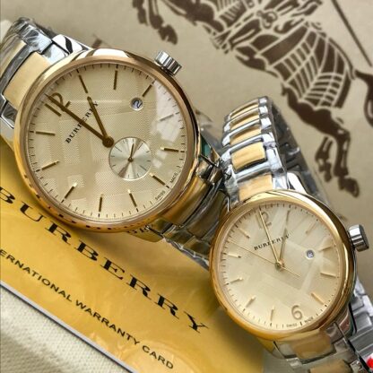 Burberry Classic Vintage Quartz Pair of Watches - Image 8