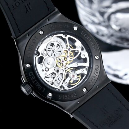 Hublot Ultra-Thin Two-Hand Flywheel Mechanical Watch - Image 8