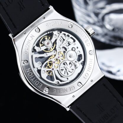 Hublot Ultra-Thin Two-Hand Flywheel Mechanical Watch - Image 8
