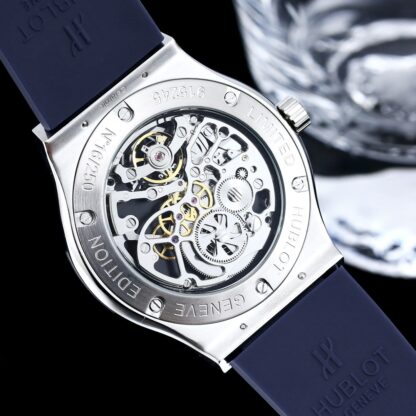 Hublot Ultra-Thin Two-Hand Flywheel Mechanical Watch - Image 8