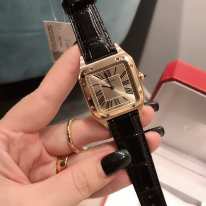 Cartier Santos Classic Elegant Couple Watch - Image 8