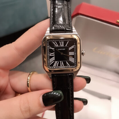 Cartier Santos Classic Elegant Couple Watch - Image 8