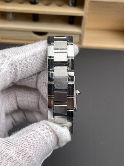 Cartier Tank Series Diamond Bezel Watch - Image 7
