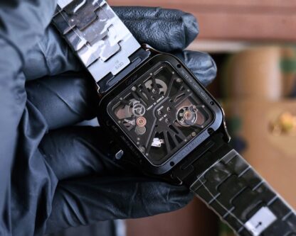 Cartier Santos Skeleton Series Mechanical Watch - Image 8