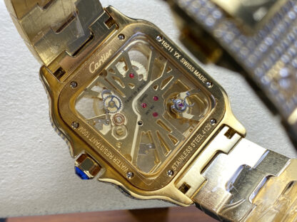 Cartier Santos Hollow Full Diamond Series Watch - Image 8