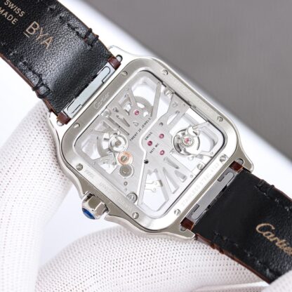 Cartier Santos Skeleton Series Mechanical Watch - Image 8