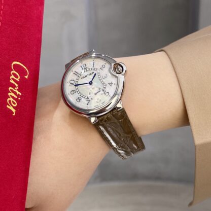 Cartier luxury and elegant blue balloon series mechanical watch - Image 7