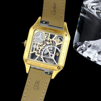 Cartier Santos Skeleton Classic Mechanical Watch - Image 8