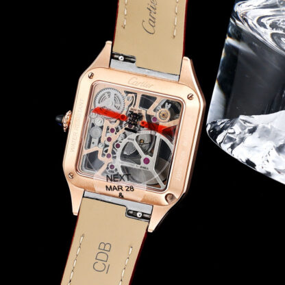 Cartier Santos Skeleton Series Mechanical Watch - Image 8
