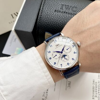 IWC Portuguese series multi-function moon phase 6-pin watch - Image 8